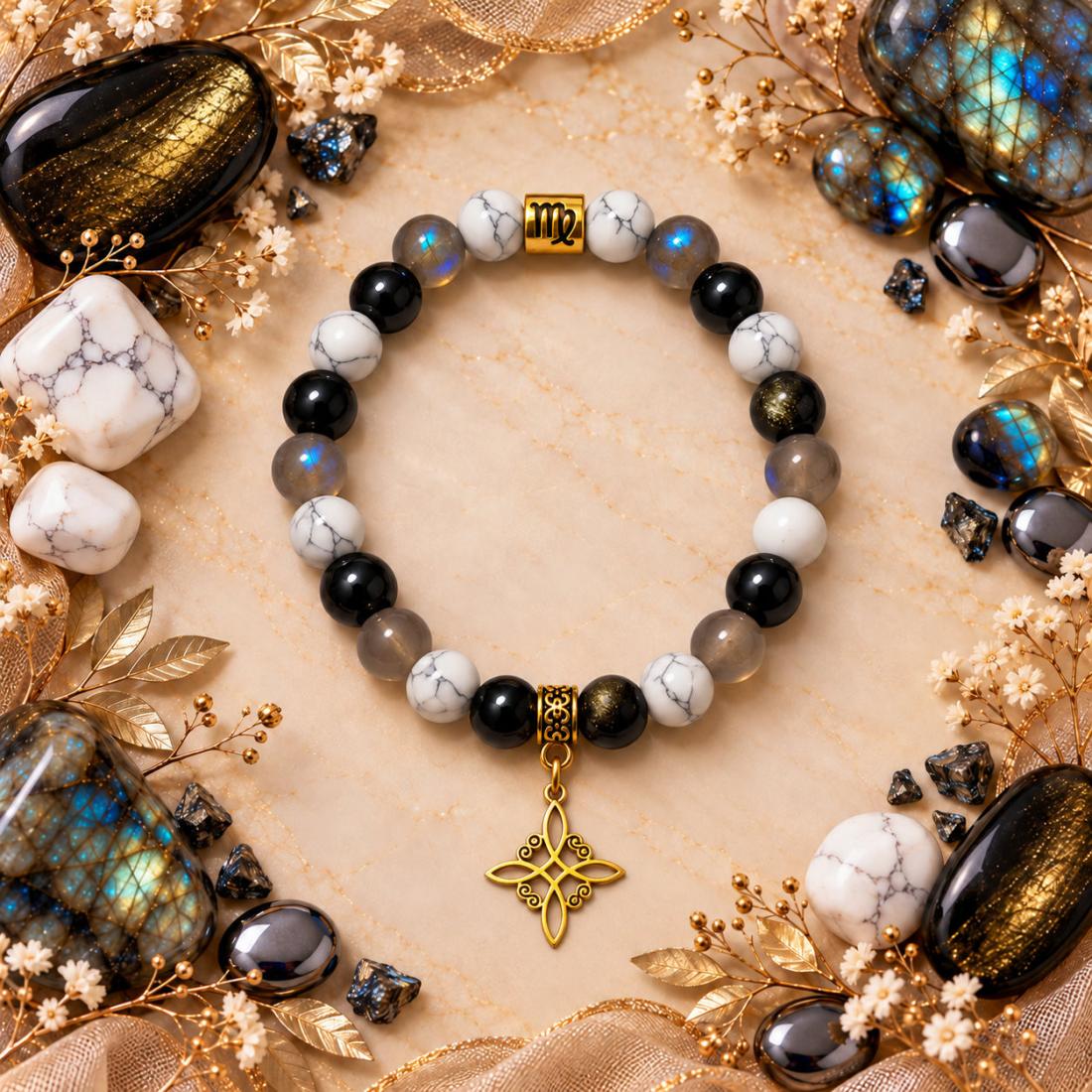 Bracelet Terra Mystica – Protection & Intuition